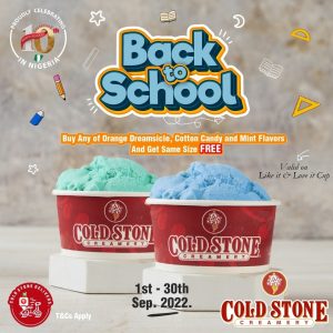 Get Back-to-School with 10 Scoops of Sweetness at Cold Stone this September