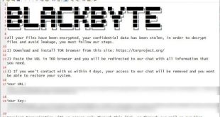 Blackbyte Ransomware Abuses Legit Driver to Disable Security Products - NCC-CSIRT