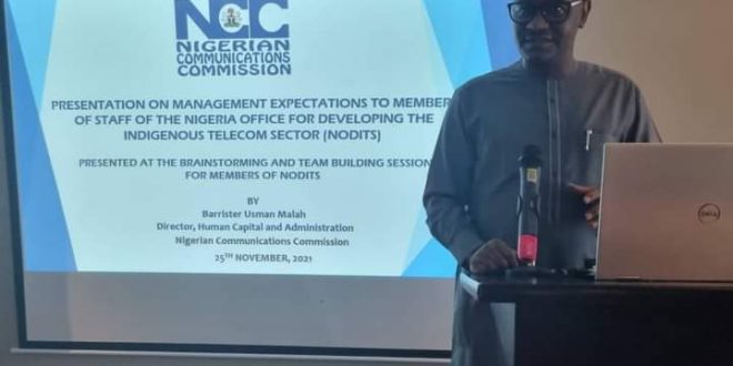 Danbatta Tasks NODITS on Promotion of Indigenous Contents in Nigeria's Telecoms Sector