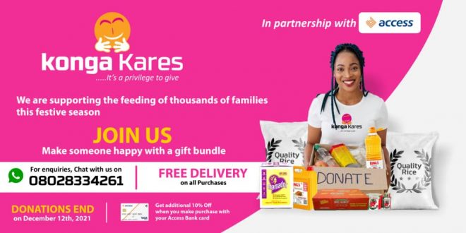 Konga, Access Bank to Support Free Delivery of Food Items to Thousands of Nigerians
