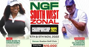 Ibadan Golf Club Set To Host Maiden NGF South West Zonal Championship
