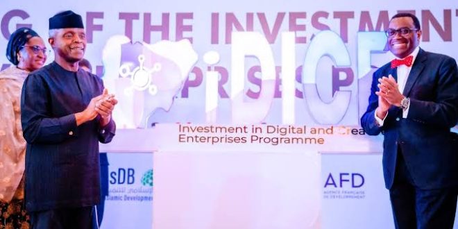 i-DICE: Osinbajo Launches $600 Million Technology Fund for Nigerian Youths
