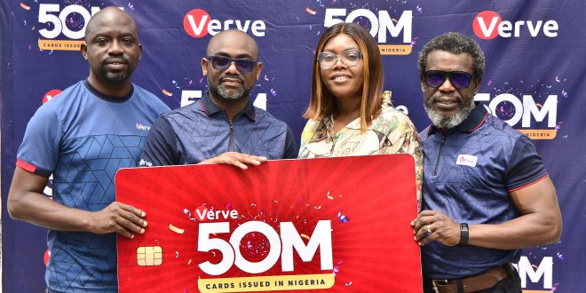 Verve Surpasses 50 Million Payment Cards, Consolidates Market Leadership in Nigeria