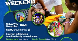 Family Weekend: Fidelity Bank Set to Host 2 Days of Family Entertainment