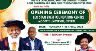 Leo Stan Ekeh, Donates Modern Tech Centres  to Imo State University and St. Augustine University, Epe, Lagos